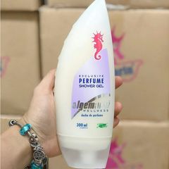 Sữa Tắm Cá Ngựa Algemarina Perfume 300ml & 600ml - Nuôi Dưỡng Da Mềm Mại, Hương Thơm Thư Giãn, Dành Cho Mọi Loại Da