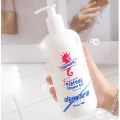 Sữa Tắm Cá Ngựa Algemarina Perfume 300ml & 600ml - Nuôi Dưỡng Da Mềm Mại, Hương Thơm Thư Giãn, Dành Cho Mọi Loại Da