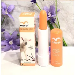 Son môi Rebirth Lanolin 3.7g - Chống khô nứt nẻ, Dưỡng ẩm tự nhiên cho môi, Thích hợp cho cả nam và nữ