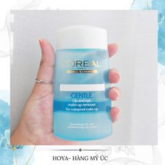 Nước Tẩy Trang Mắt Môi L'Oréal Dịu Nhẹ Cho Da 125ml - Làm Sạch Hiệu Quả, Chăm Sóc Da Nhạy Cảm, Thiên Nhiên, Không Gây Dị Ứng