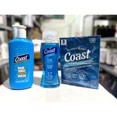 Sữa Tắm Gội 2 trong 1 Coast Classic Scent - Xà Bông Dưỡng Chất Cho Da và Tóc, Mùi Hương Tươi Mát, Chăm Sóc Cơ Thể Hiệu Quả
