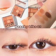 Phấn Mẳt Espoir Real Eye Palette_ Peachy like
