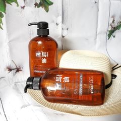 Gội - Xả Mỡ Ngựa Horse Oil Cosme Station Không Silicon -600ml