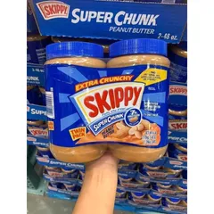Bơ đậu phộng Skippy Creamy và Skippy Super Chunk 1.36kg 