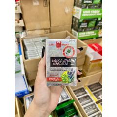 Dầu Gió Eagle Brand Medicated Oil 24ml - Giải Pháp Giảm Đau Hiệu Quả Cho Đau Nhức, Cảm Cúm, Giúp Thư Giãn Cơ Thể