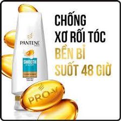 Dầu xả PANTENE SMOOTH & SLEEK CONDITIONER XANH DƯƠNG - 355ML