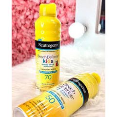 xịt chống nắng cho bé neutrogena beach defense kids spf 70