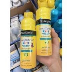 xịt chống nắng cho bé neutrogena beach defense kids spf 70