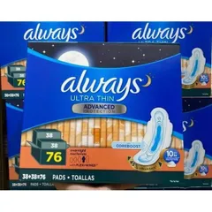 Băng Vệ Sinh ALWAYS Ultra Thin - Bảo Vệ Cao Cấp, Thiết Kế Siêu Mỏng, Thấm Hút Nhanh Chóng, Cảm Giác Thoải Mái Trong Ngày Kinh Nguyệt