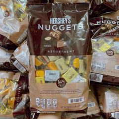Kẹo Chocolate Hershey's Nuggets 1,47Kg - 145 Viên Ngọt Ngào Từ Mỹ - Snack Tuyệt Vời Cho Bữa Tiệc Và Món Ngon Hàng Ngày