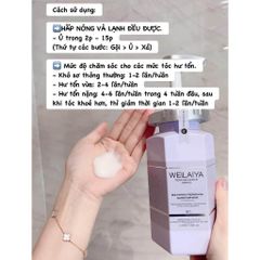 Dầu Hấp Tóc Weilaiya Phục Hồi Tóc Hư Tổn Giúp Tóc Bóng Mượt Chai 450ml