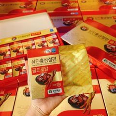 Hồng Sâm Lát Tẩm Mật Ong Sam Jin 200G - Nhân Sâm Hàn Quốc chất lượng cao, tăng cường sức khỏe, hỗ trợ miễn dịch và giảm stress.
