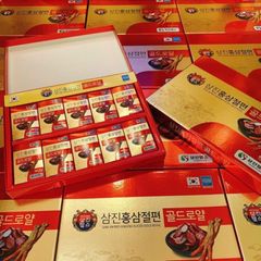 Hồng Sâm Lát Tẩm Mật Ong Sam Jin 200G - Nhân Sâm Hàn Quốc chất lượng cao, tăng cường sức khỏe, hỗ trợ miễn dịch và giảm stress.