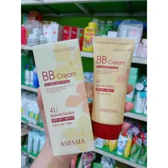 Kem Nền Aspasia BB Cream 4U Special Solution 50ml - Kem Trang Điểm Định Đám, Che Khuyết Điểm, Dưỡng Da Mềm Mại