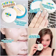 Phấn phủ dạng nén Shiseido Baby Powder Pressed - 50G