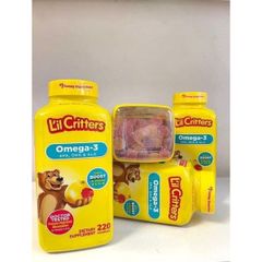 Kẹo Dẻo - L'Il Critters Omega-3 220 Viên