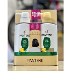 Set 2 Dầu Gội Xả Pantene Pro-V Hộp Giấy Xanh Lá Suôn Mượt