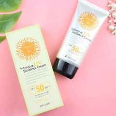 Kem Chống Nắng 3W Clinic SPF 50 PA++++ - Kem Chống Nắng Intensive UV Sun Block Cream 70ml Bảo Vệ Da Hiệu Quả Chống Tia UV
