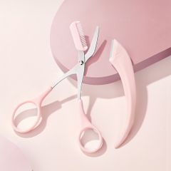Bộ Dụng Cụ Cắt Tỉa Lông Mày Chuyên Nghiệp - Kéo & Lưỡi Dao Cạo Tinh Tế Giúp Bạn Dễ Dàng Tạo Kiểu Lông Mày Hoàn Hảo