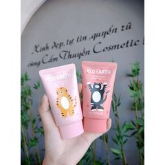 Kem Chống Nắng The Saem Eco Earth Pink Sun Cream Spf50+/Pa++++ 50Gr