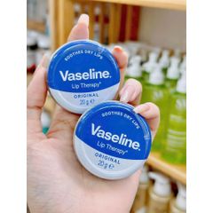 Dưỡng Môi Vaseline Lip Therapy 20g Hộp Thiếc - Giữ Ẩm Môi, Bảo Vệ Chống Nắng, Cho Môi Mềm Mại Mượt Mà