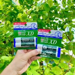 Set 2 son dưỡng ẩm Rohto Mentholatum Medicated