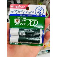 Set 2 son dưỡng ẩm Rohto Mentholatum Medicated