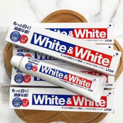Kem Đánh Răng White & White 150Gr - Chăm Sóc Răng Miệng Hiệu Quả, Hơi Thở Thơm Mát, An Toàn Cho Mọi Gia Đình