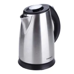 Bình đun siêu tốc Tiross TS486 1.7L 2000W Inox cao cấp - An toàn tự ngắt - Sản phẩm chính hãng Ba Lan 12 tháng bảo hành