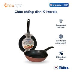 Chảo Chống Dính Korea King KFP - 26CI (26cm) - Công Nghệ Colormic Nấu An Toàn, Hàng Chính Hãng Chất Lượng Cao