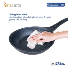 Chảo Chống Dính Korea King KFP - 26CI (26cm) - Công Nghệ Colormic Nấu An Toàn, Hàng Chính Hãng Chất Lượng Cao