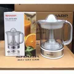 Máy Vắt Cam Sharp EJ-J415-WH 40W - Dung Tích 1.5L, Tự Đảo Chiều, Chân Đế Chống Trượt - Giải Pháp Pha Chế Nước Ép Tại Gia