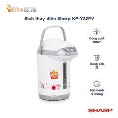 Bình Thủy Điện Sharp KP-Y32PV 3L - 700W, Thiết Kế Sang Trọng, Giữ Nước Nóng Hiệu Quả, Hàng Chính Hãng 12 Tháng