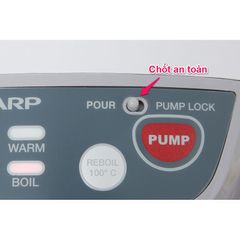 Bình Thủy Điện Sharp KP-Y32PV 3L - 700W, Thiết Kế Sang Trọng, Giữ Nước Nóng Hiệu Quả, Hàng Chính Hãng 12 Tháng