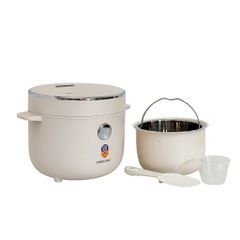 Nồi Cơm Điện Korea King PRC-12SLJT 1.2L - Nấu Cơm Ít Đường An Toàn Cho Sức Khỏe, Hàng Chính Hãng, 400W, Dễ Dùng