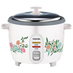 Nồi Cơm Điện Nắp Rời Toshiba RC-18MH1PV(F) 1.8L 700W - Lòng Nồi Chống Dính, Bảo Hành 12 Tháng, Nấu Cơm Nhanh Chóng cho Gia Đình 4-6 Người