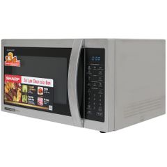 Lò vi sóng đa chức năng Sharp R-G52XVN-ST 25 lít, công suất 1000W, nướng - hâm nóng - rã đông, thiết kế hiện đại cho gia đình Việt