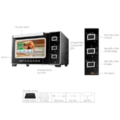 Lò nướng Sanaky VH-5099S2D 2000W - Hàng chính hãng