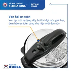 Nồi áp suất Korea King PEPC-60STSN - Hàng chính hãng