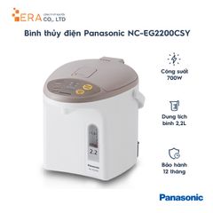 Bình Thủy Điện Panasonic NC-EG2200CSY 2.2L - Đun Nước Nóng, Giữ Ấm 4 Mức Nhiệt, An Toàn và Tiện Lợi cho Gia Đình