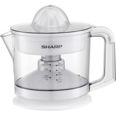 Máy Vắt Cam Sharp EJ-J256-WH Màu Trắng - Dung Tích 0.6L, Công Suất 25W, Thiết Kế Hiện Đại, Đầu Vắt Tự Động, Thích Hợp Gia Đình Trọn Gói Sức Khỏe
