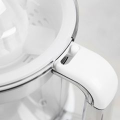 Máy Vắt Cam Sharp EJ-J256-WH Màu Trắng - Dung Tích 0.6L, Công Suất 25W, Thiết Kế Hiện Đại, Đầu Vắt Tự Động, Thích Hợp Gia Đình Trọn Gói Sức Khỏe