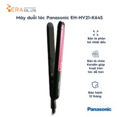 Máy Tạo Kiểu Tóc Panasonic EH-HV21-K645 Đen - Đa Năng Duỗi Thẳng, Uốn Xoăn, Bảo Vệ Tóc Tối Đa, Công Nghệ Gốm Quang Học