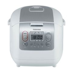 Nồi Cơm Điện Tử Toshiba RC-10NMFVN (1 Lít) - Hàng Chính Hãng, Thương Hiệu Nhật Bản, Công Nghệ Nấu 3D, Chức Năng Hẹn Giờ, Dễ Sử Dụng