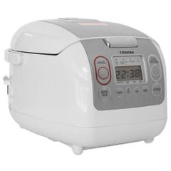 Nồi Cơm Điện Tử Toshiba RC-10NMFVN (1 Lít) - Hàng Chính Hãng, Thương Hiệu Nhật Bản, Công Nghệ Nấu 3D, Chức Năng Hẹn Giờ, Dễ Sử Dụng
