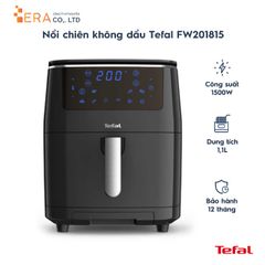 Nồi Chiên Không Dầu Tefal FW201815 - Đa Năng 6.5L, Công Suất 1600-1900W, Chức Năng Chiên Nướng & Hấp, Bảng Điều Khiển Cảm Ứng