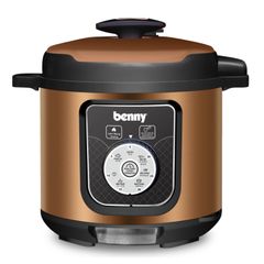 Nồi Áp Suất Đa Năng 6.0L Benny BP-07S - Inox Đen Cổ Điển, Bảo Hành 12 Tháng, Dụng Cụ Nấu Ăn Tiện Lợi, Hấp Thực Phẩm