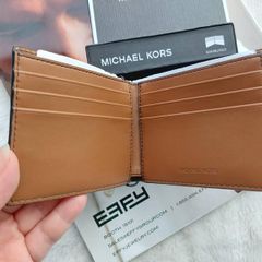 Ví Nam Michael Kors Màu Nâu 86F2SANF5V - Ví Da Sang Trọng Tiện Dụng Cho Đàn Ông Phong Cách Đẳng Cấp