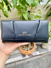 Ví Valentino Nữ Đen Size 195x9 VCW0711-01-ESS – Ví Da Sang Trọng Thời Trang Phù Hợp Mọi Phong Cách