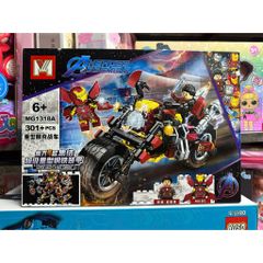 Lắp ráp xe siêu anh hùng Avengers có 4 phân loại MG1318A MG1318B MG1318C MG1318D